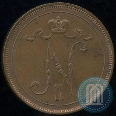 Picture 10 pennia 1900 year  