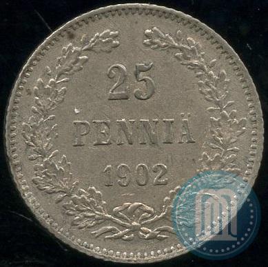 Picture 25 pennia 1902 year L 