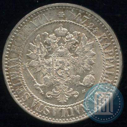 Picture 2 markkaa 1865 year S 