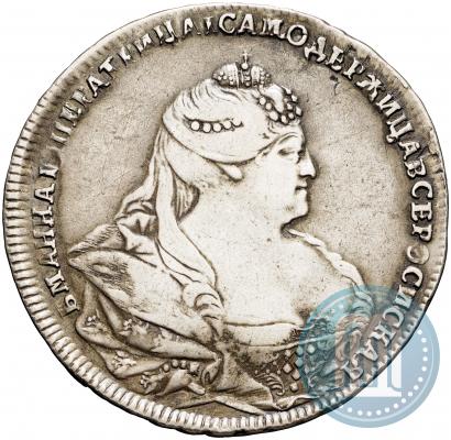 Picture 1 rouble 1740 year  "Moscow type"