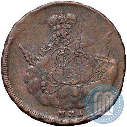 Picture 1 kopeck 1756 year ММД 