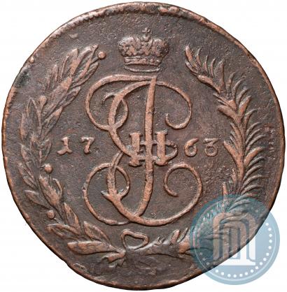 Picture 5 kopecks 1763 year ММ 