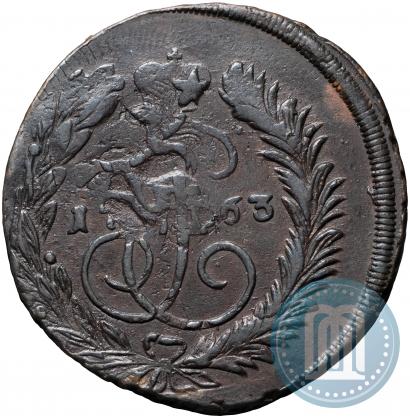 Фото 2 копейки 1763 года ММ 