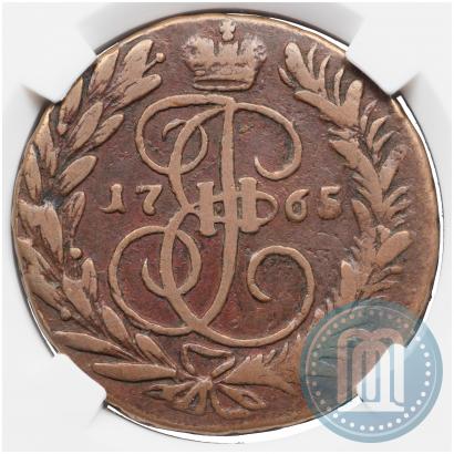 Фото 2 копейки 1765 года ММ 