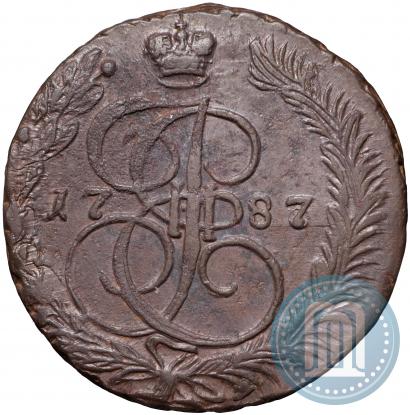 Picture 5 kopecks 1787 year ЕМ 