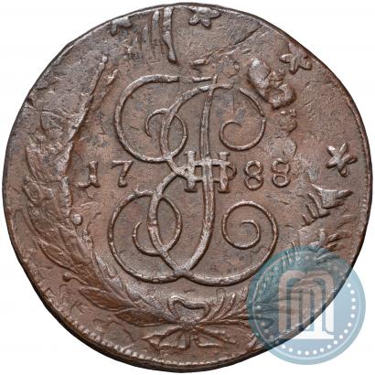 Фото 5 копеек 1788 года ММ 
