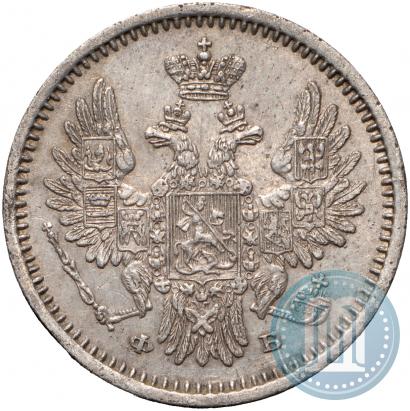 Фото 5 копеек 1856 года СПБ-ФБ 