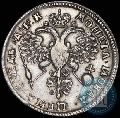 Picture 1 rouble 1720 year OK "Portrait in armour"