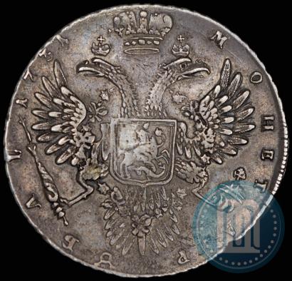 Picture 1 rouble 1731 year  
