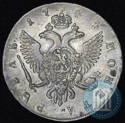 Picture 1 rouble 1744 year СПБ 