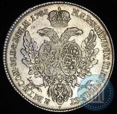 Фото Талер 1753 года P "Альбертусталер"