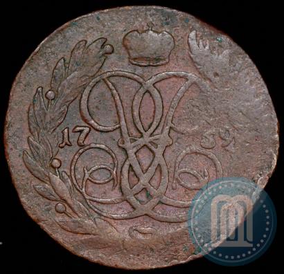 Фото 5 копеек 1759 года ММ 
