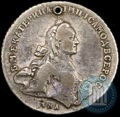 Фото 1 рубль 1763 года ММД-EI 