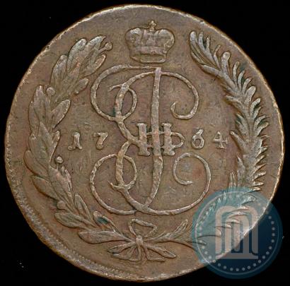 Picture 5 kopecks 1764 year ММ 