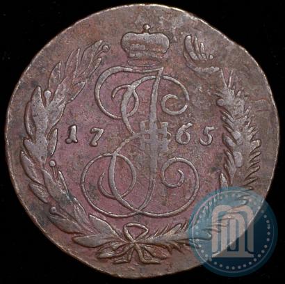 Фото 5 копеек 1765 года СПМ 
