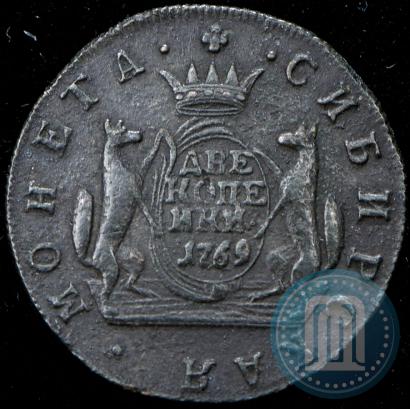 Фото 2 копейки 1769 года КМ 