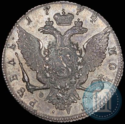 Фото 1 рубль 1774 года СПБ-ФЛ 
