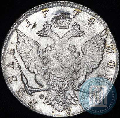 Picture 1 rouble 1774 year СПБ-ФЛ 