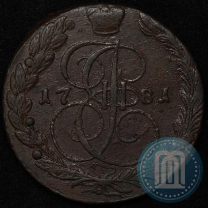 Picture 5 kopecks 1781 year ЕМ 