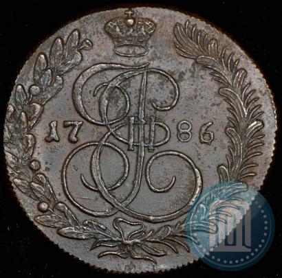 Фото 5 копеек 1786 года КМ 