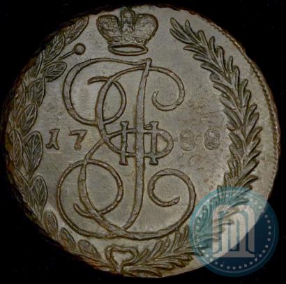 Picture 5 kopecks 1788 year ЕМ 
