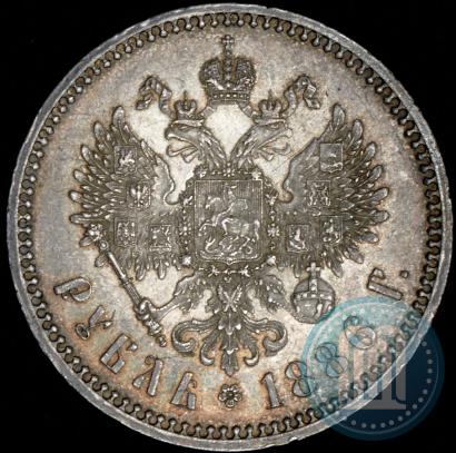 Фото 1 рубль 1886 года (АГ) 
