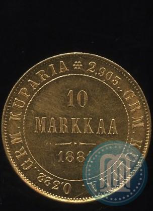 Picture 10 markkaa 1881 year S 