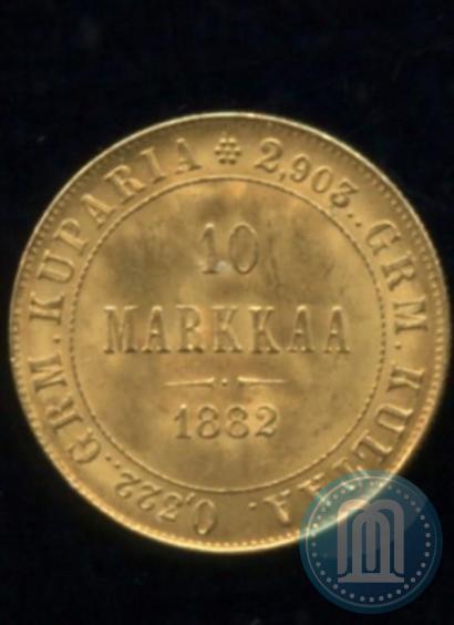 Picture 10 markkaa 1882 year S 