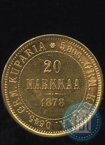 Picture 20 markkaa 1878 year S 