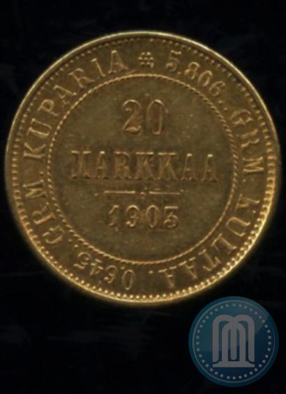 Picture 20 markkaa 1903 year L 