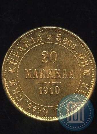 Picture 20 markkaa 1910 year L 