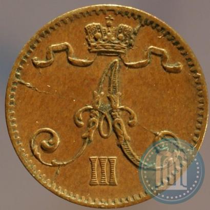 Фото 1 пенни 1884 года  