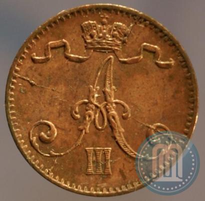 Фото 1 пенни 1884 года  