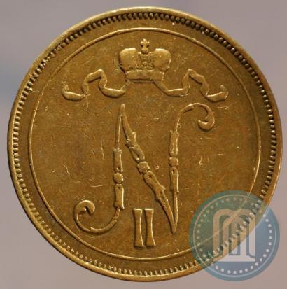 Фото 10 пенни 1898 года  