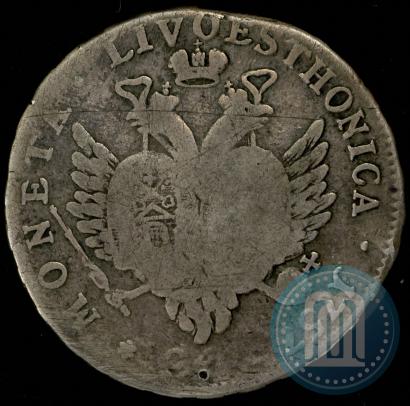 Picture 24 kopecks 1757 year  "For Livonia"
