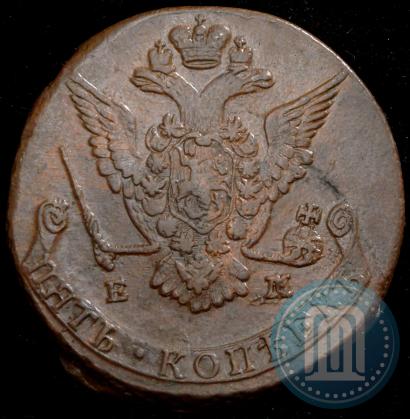 Фото 5 копеек 1777 года ЕМ 