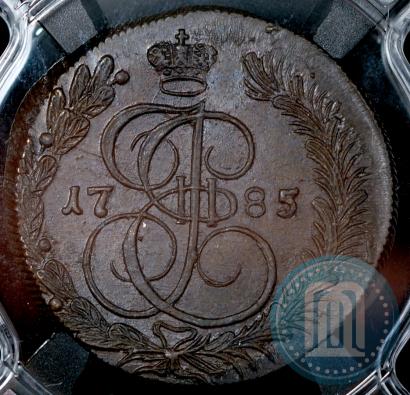 Фото 5 копеек 1785 года КМ 