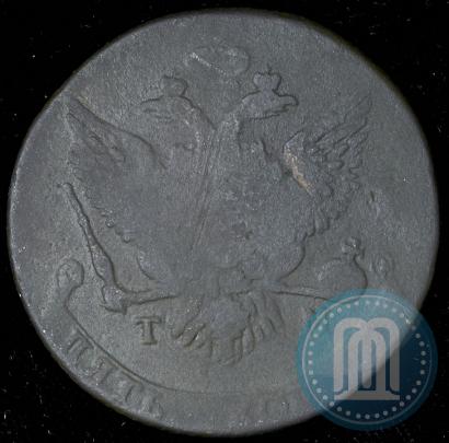 Picture 5 kopecks 1787 year ТМ 