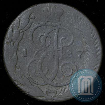 Picture 5 kopecks 1787 year ТМ 