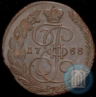 Фото 5 копеек 1788 года ЕМ 