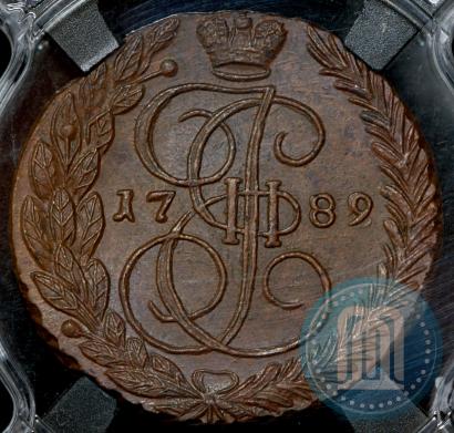 Picture 5 kopecks 1789 year ЕМ 