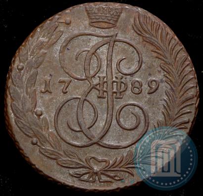 Picture 5 kopecks 1789 year АМ 