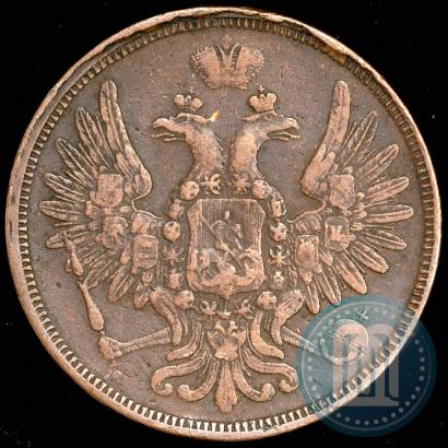 Фото 5 копеек 1857 года ЕМ 
