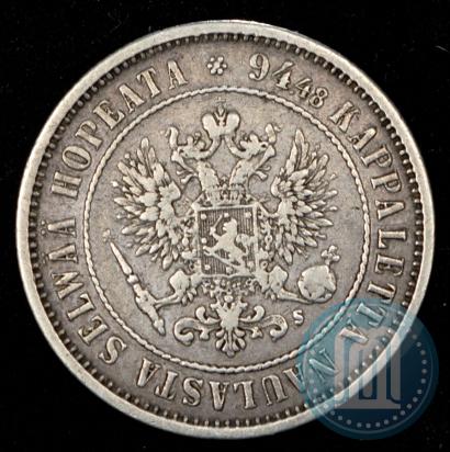 Picture 1 markka 1874 year S 