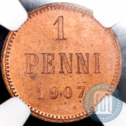 Picture 1 penni 1907 year  