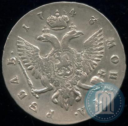 Picture 1 rouble 1743 year СПБ 
