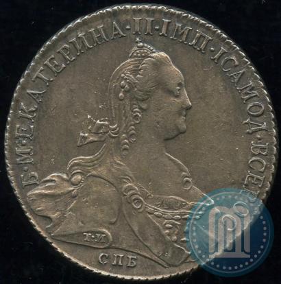 Фото 1 рубль 1774 года СПБ-ФЛ 