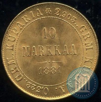 Фото 10 марок 1881 года S 