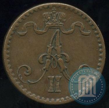 Picture 1 penni 1869 year  