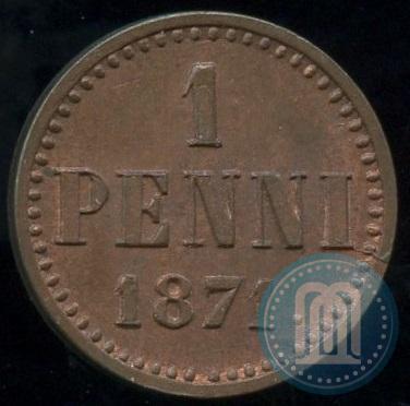 Picture 1 penni 1871 year  